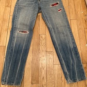 Detailed pattern Hollister jeans
